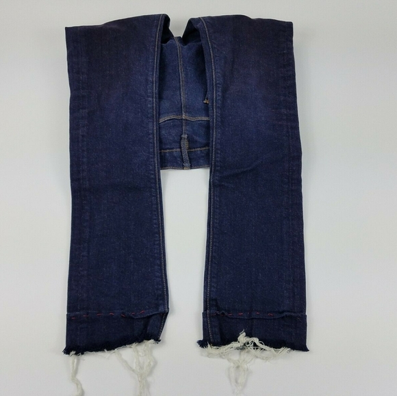 COPY - Obey Womens Size 30 Dark Blue Wash Skinny … - Picture 3 of 7